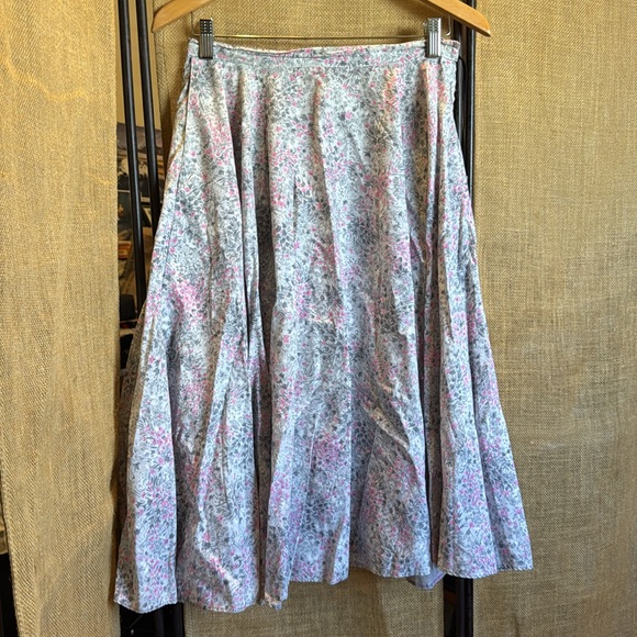 VINTAGE 50s HANDMADE SKIRT WITH POCKET - Picture 11 of 15